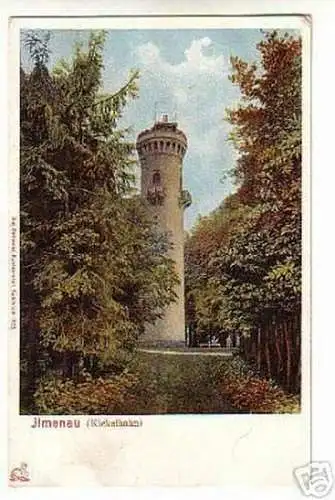 00228 Ak Ilmenau Kickelhahn Aussichtsturm um 1900