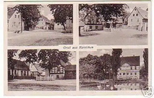 00124 Mehrbild Ak Gruss aus Hainichen 1944