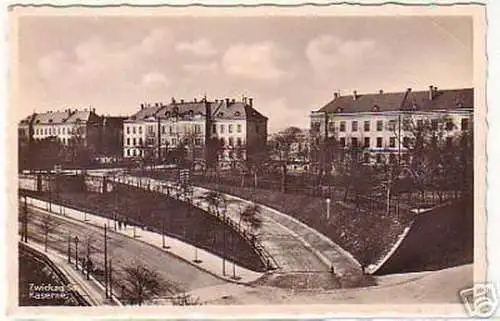 00181 Ak Zwickau Sachsen Kaserne 1937