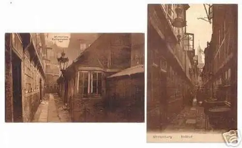 00095/2 Ak Alt-Hamburg Melkhof, Springeltwiete 1923