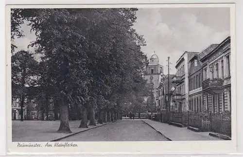 90250 Ak Neumünster am Kleinflecken 1956