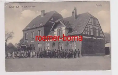 85218 Ak Gruß aus Kaltenkirchen Schule 1915