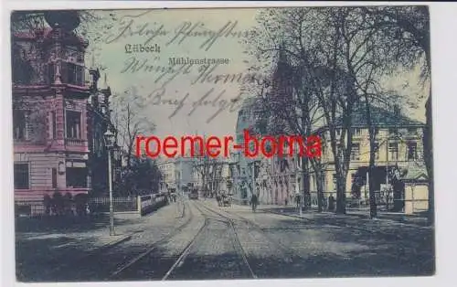 84564 Ak Lübeck Mühlenstrasse 1908