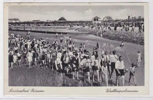 80549 Ak Nordseebad Büsum Wattenpolonaise 1936