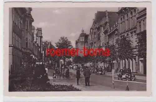 83536 Foto Ak Neumünster Strassenansicht 1941