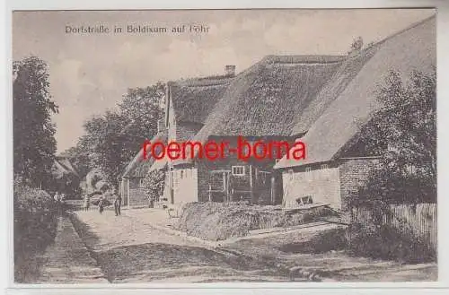 72285 Ak Dorfstraße in Boldixum auf Föhr 1921