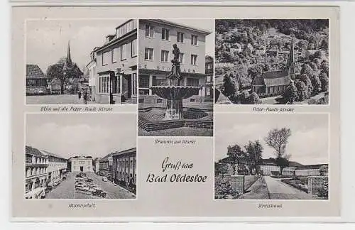 71718 Mehrbild Ak Gruß aus Bad Oldesloe Kreishaus usw. 1967