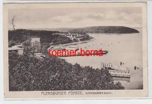 72659 Ak Flensburger Föhrde Glücksburger Bucht 1912