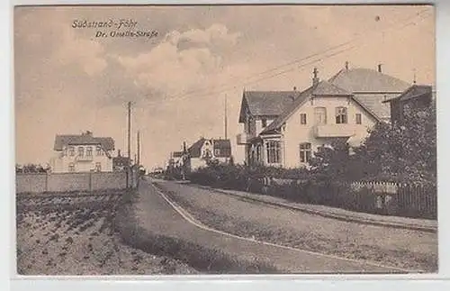 65730 Ak Südstrand Föhr Dr. Gmelin Strasse um 1920