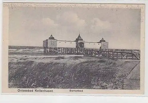 66010 Ak Ostseebad Kellenhusen Damenbad 1931