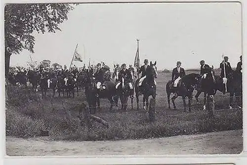 66106 Foto Ak Tönning Reiter zum Fest 9.-12. Juli 1927