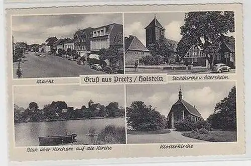 61770 Mehrbild Ak Gruß aus Preetz Holstein 1959