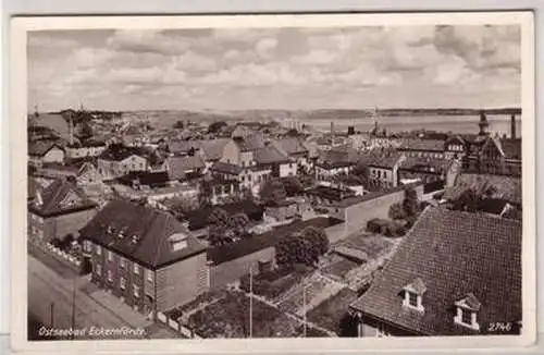 57457 Ak Ostseebad Eckernförde Totalansicht 1943