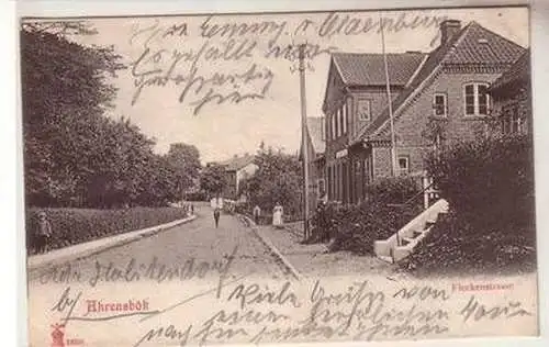 54212 Ak Ahrensbök in Schleswig Holstein Fleckenstrasse 1904