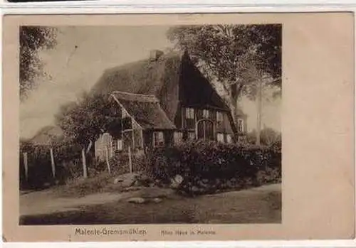 53919 Ak Malente Gremsmühlen altes Haus in Malente 1920