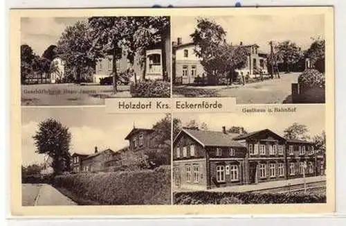 53899 Mehrbild Ak Holzdorf Kreis Eckernförde 1955