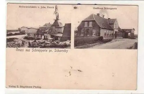 53407 Mehrbild Ak Gruß aus Schrepperie pr. Schorrehy 1914