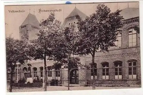 53410 Ak Hohenwestedt Volksschule 1915