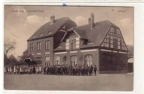 53408 Ak Gruß aus Kaltenkirchen Schule 1914