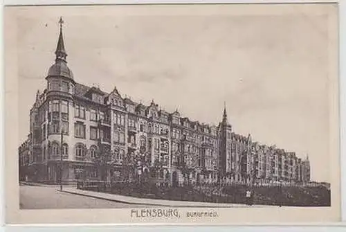 51891 Ak Flensburg Burgfried 1912