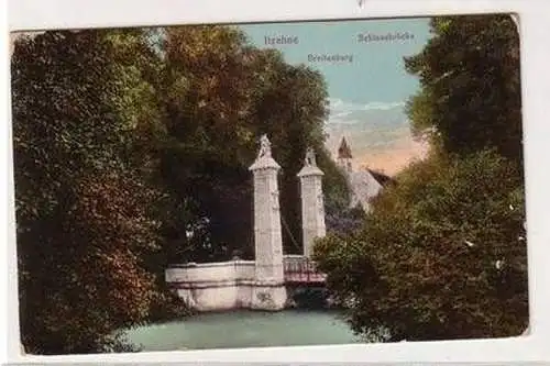 48580 Feldpost Ak Itzehoe Breitenburg Schlossbrücke 1915