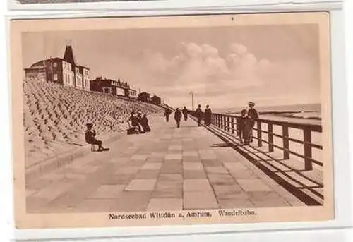 50256 Ak Nordseebad Wittdün auf Amrum Wandelbahn um 1930