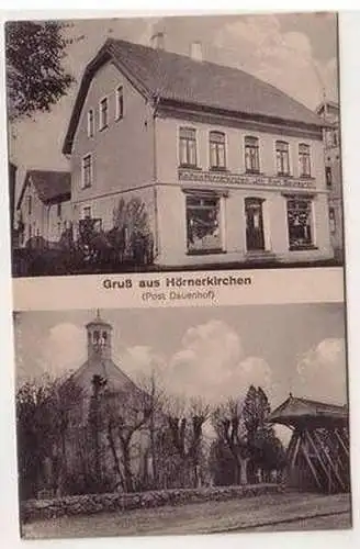 47481 Mehrbild Ak Gruß aus Hörnerkirchen Kaufhaus 1930