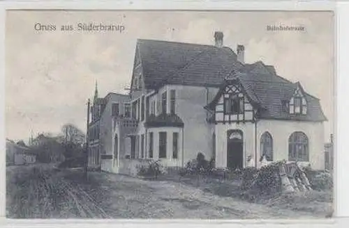 48424 Ak Gruß aus Süderbrarup Bahnhofstraße 1908