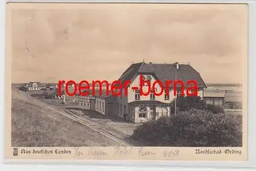 48597 Ak Nordseebad Ording Hotel Utholm 1937