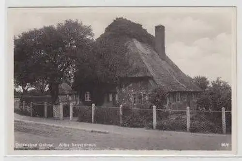 46157 Ak Ostseebad Dahme altes Bauernhaus um 1930