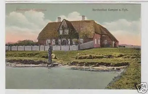 35614 Ak Nordseebad Kampen auf Sylt Bauernhaus um 1910