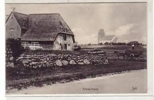 35872 Ak Sylt Friesenhaus 1911