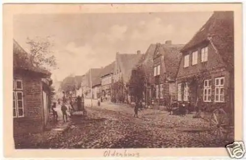 29363 Ak Oldenburg in Holstein Straßenansicht 1927