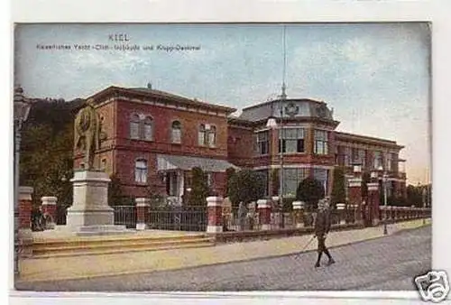 27487 Ak Kiel Kaiserliches Yacht Club Gebäude 1910