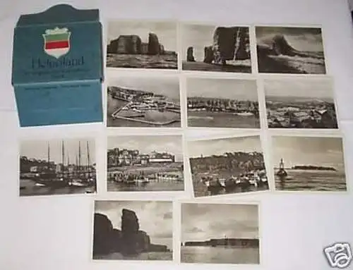 24729 Mappe mit Kleinphotos Helgoland um 1930