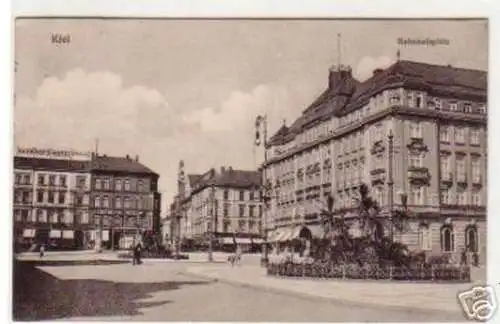 19556 Ak Kiel Bahnhofsplatz 1916