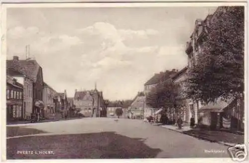 16687 Ak Preetz in Holstein Marktplatz 1933