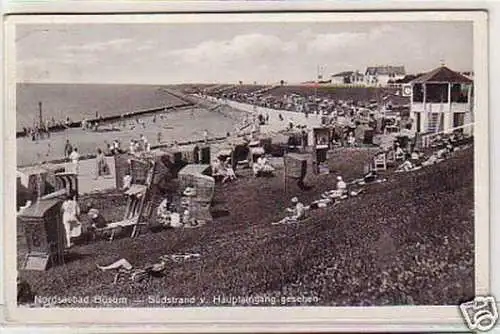 19320 Ak Nordseebad Büsum Südstrand 1934