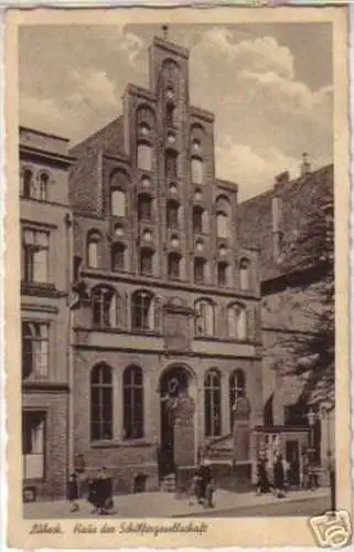 13714 Ak Lübeck Haus der Schiffergesellschaft 1940