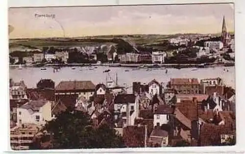 09005 Ak Flensburg Totalansicht 1909