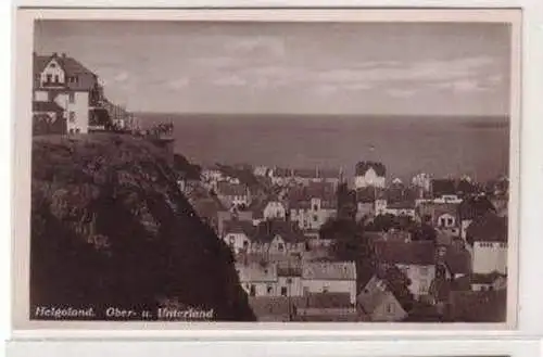 10684 Ak Helgoland Ober- und Unterland 1927