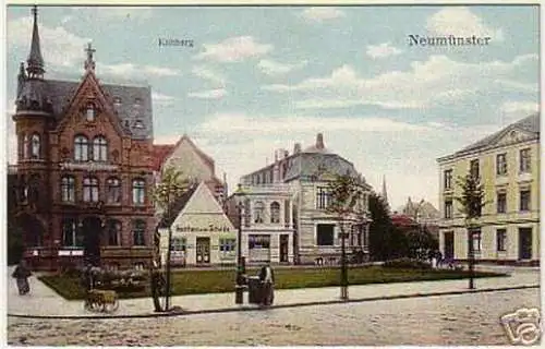 07680 Ak Neumünster Gasthaus an der Schwale 1909