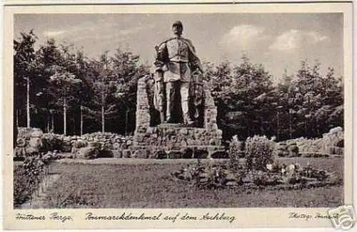 07815 Ak Hüttener Berge Bismarckdenkmal auf d. Aschberg