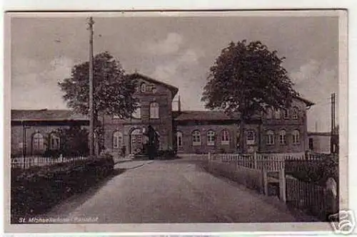 08156 Ak Sankt Michaelisdonn Bahnhof 1942