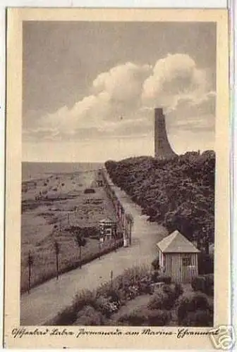 05995 Ak Laboe Promenade am Marine Ehrenmal 1937