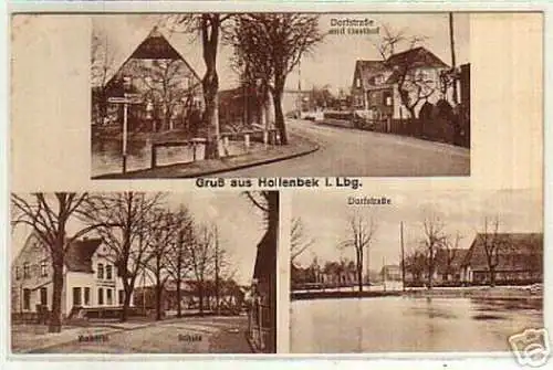 04801 Mehrbild Ak Gruß aus Hollenbek in Lbg. 1928