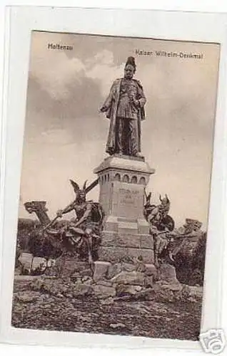 03663 Ak Holtenau Kaiser Wilhelm Denkmal 1915