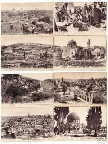 08110/ 8 Ak Jerusalem Israel um 1920