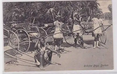 82545 Ak Durban Südafrika Ricksha Boys 1912