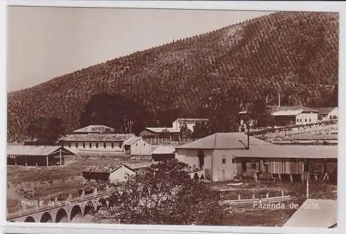 68485 Foto Ak Campinas São Paulo Brasilien Fazenda de café 1914